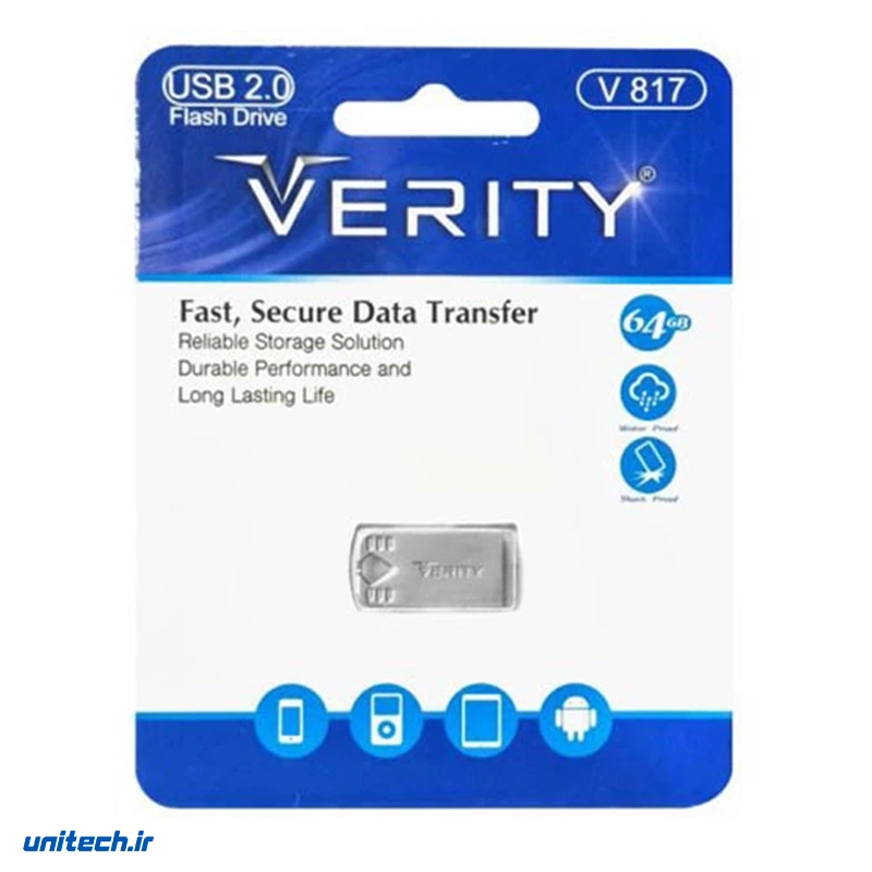 فلش مموری وریتی مدل 817 ظرفیت 64 گیگابایت1